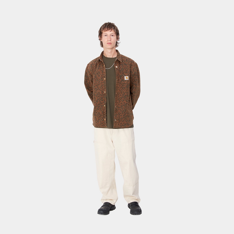 Carhartt Midland Double Knee Pantolon Erkek Krema | OWY-397485