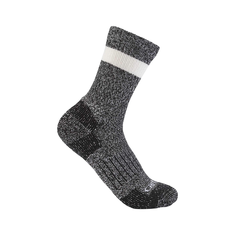 Carhartt Midweight Crew Socks Kadın Siyah | PMN-786459