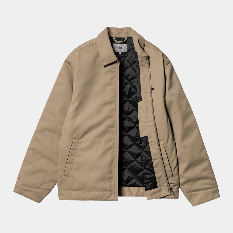 Carhartt Module Script Ceket Erkek Bej Rengi | ZSU-714659