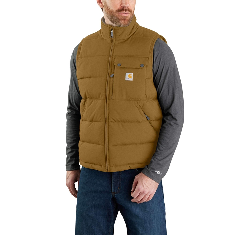 Carhartt Montana Loose Fit Insulated Yelek Erkek Kahverengi | YBO-179350