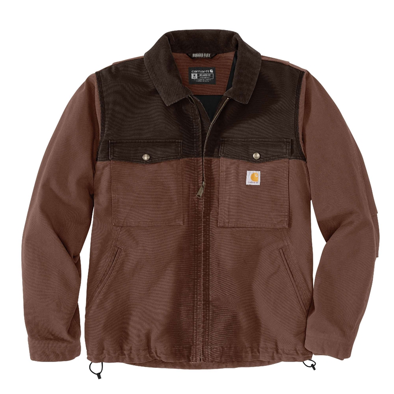 Carhartt Montana Rugged Flex® Relaxed Fit Duck Insulated Ceket Erkek Koyu Kahverengi | KBI-728356