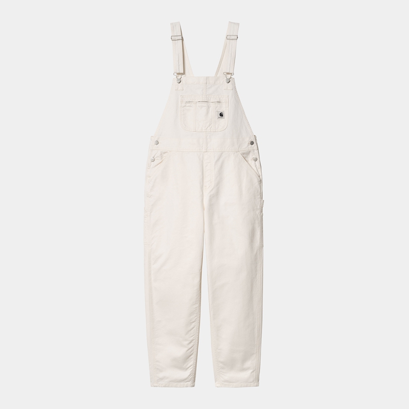 Carhartt Norris Bib Tulum Kadın Beyaz | GNO-628054