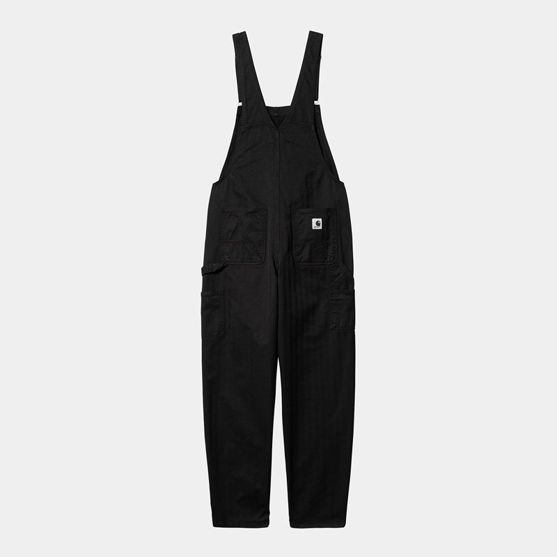 Carhartt Norris Bib Tulum Kadın Siyah | EUM-689430