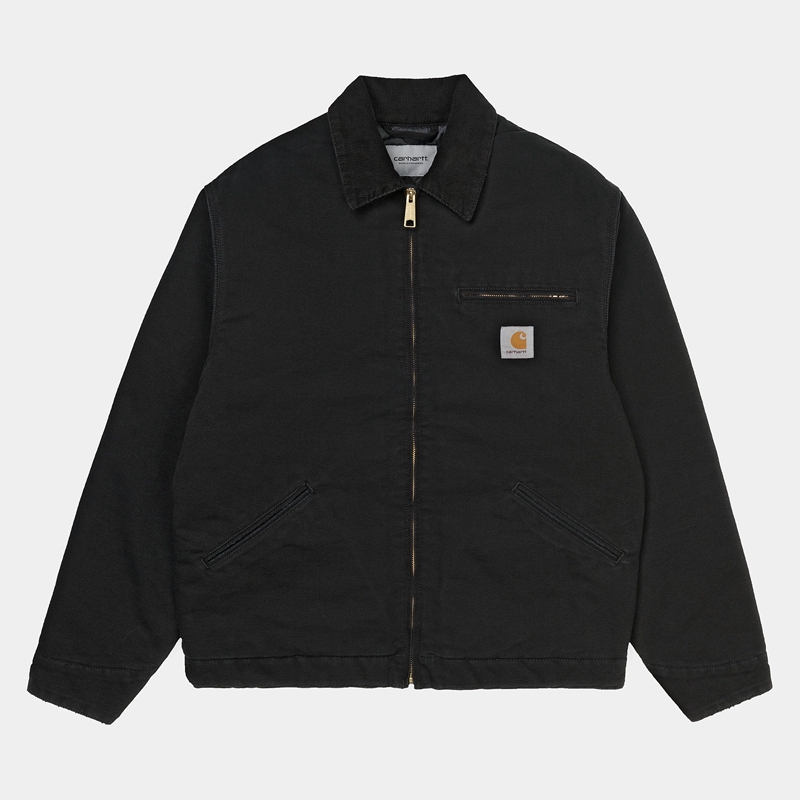 Carhartt OG Detroit Kışlık Ceketler Erkek Siyah | REH-125894