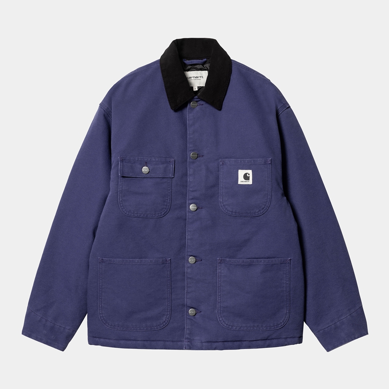 Carhartt OG Michigan Kaban Kadın Lacivert | GKW-613529