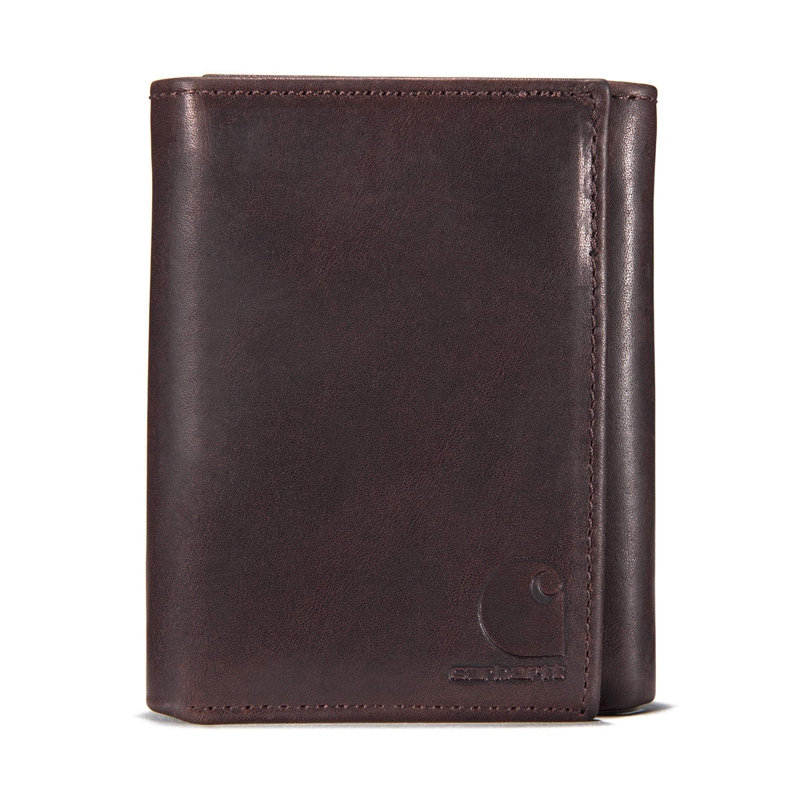 Carhartt Oil Tan Trifold Cüzdan Erkek Koyu Kahverengi | AXI-419860