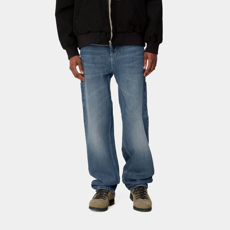 Carhartt Pierce Straight Pantolon Kadın Mavi | IRU-461592