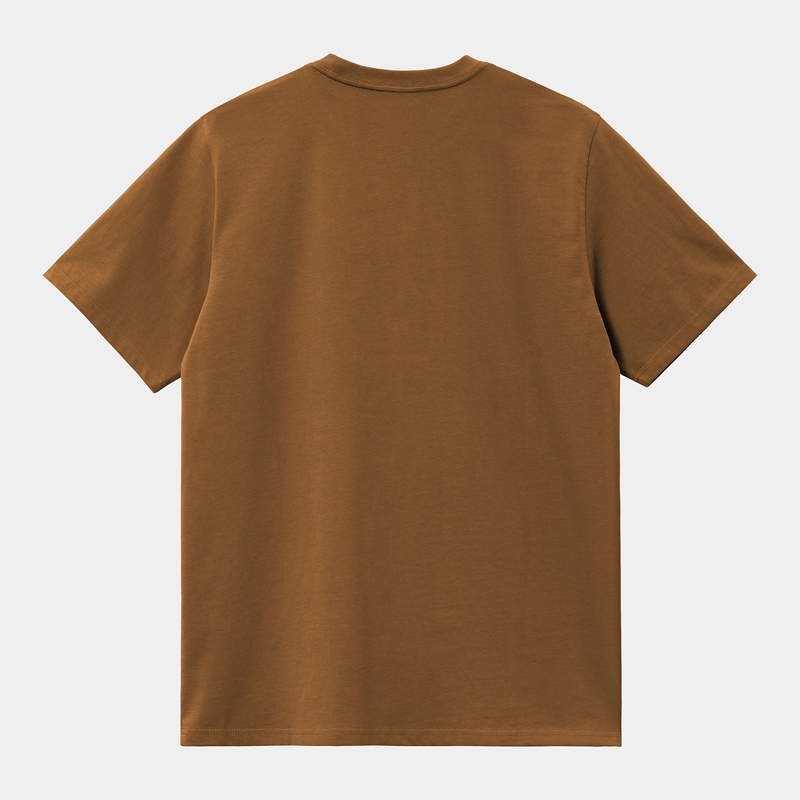 Carhartt Pocket Tişört Erkek Kahverengi | HBL-095861