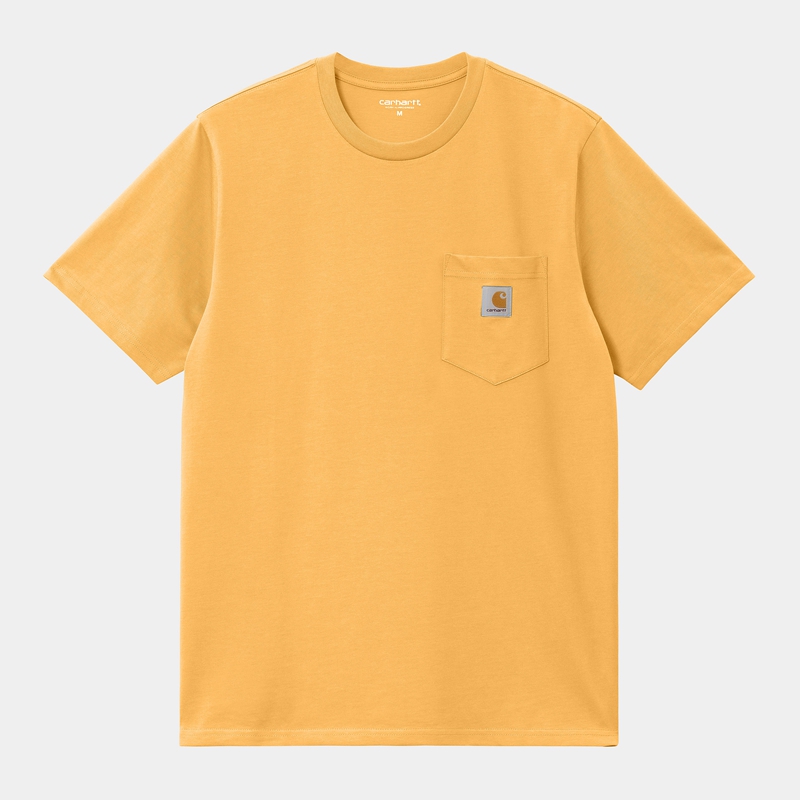 Carhartt Pocket Tişört Erkek Mango | WHM-963150