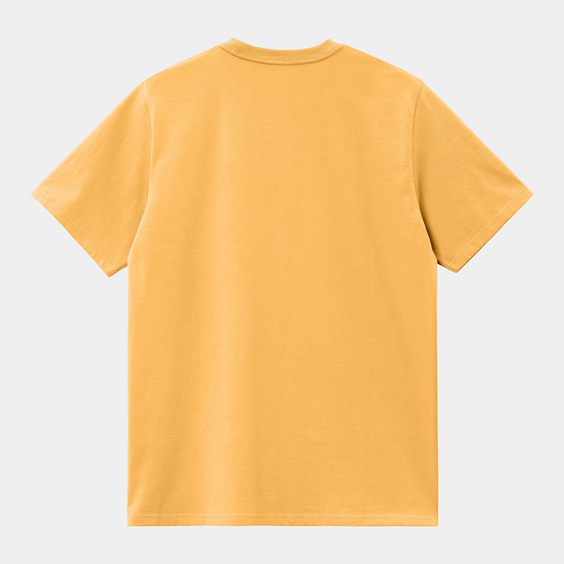 Carhartt Pocket Tişört Erkek Mango | WHM-963150