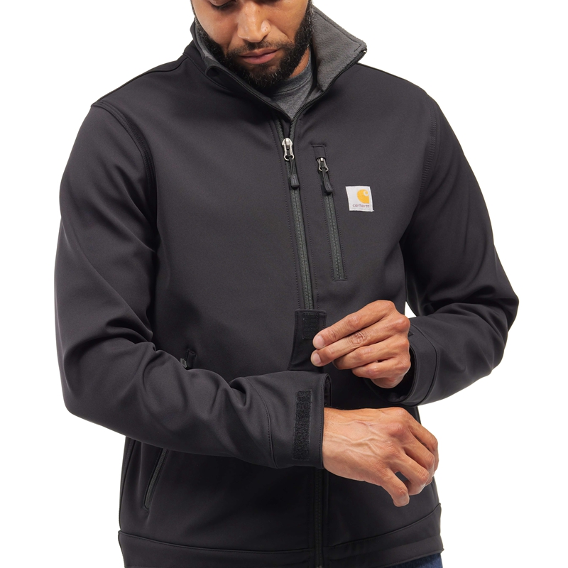 Carhartt Rain Defender® Relaxed Fit Heavyweight Softshell Ceket Erkek Lacivert | LUR-395640