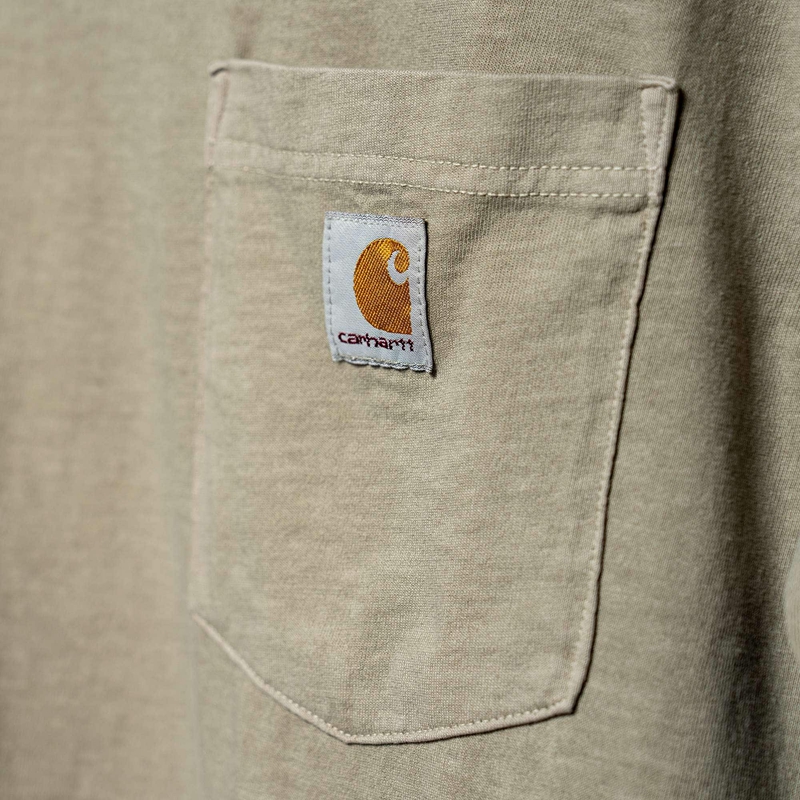 Carhartt Re-Engineered Relaxed Fit Lightweight Short-Sleeve Garment Dyed Pocket Tişört Erkek Kahverengi | ELO-265304