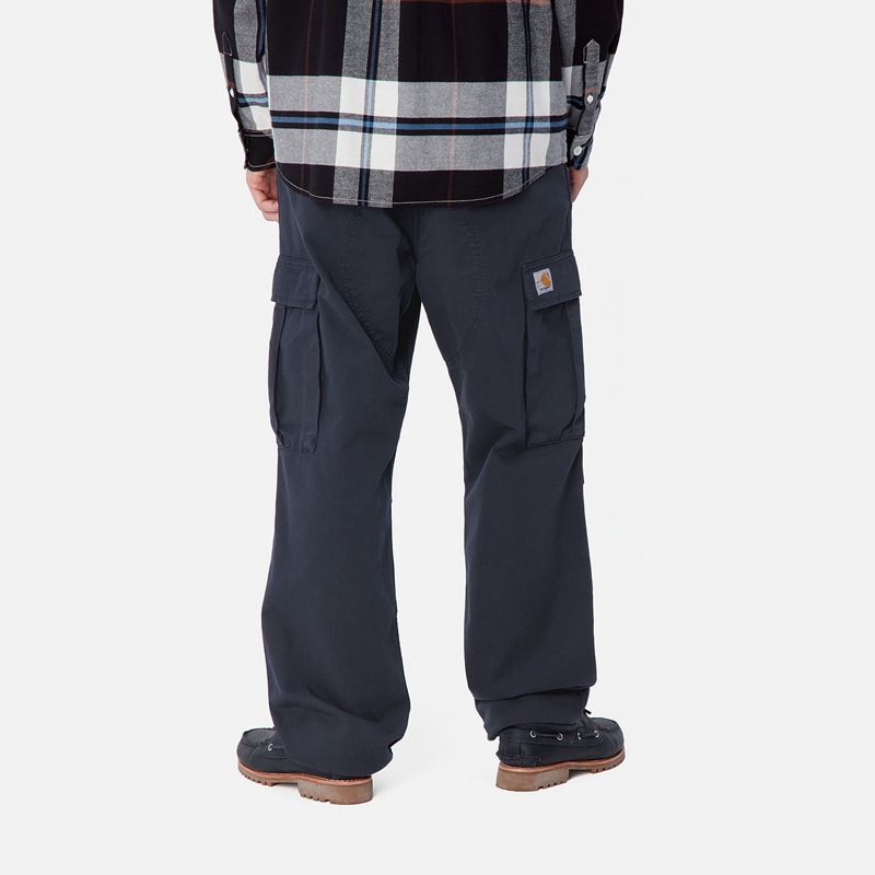 Carhartt Regular Kargo Pantolon Erkek Lacivert | GOV-487962