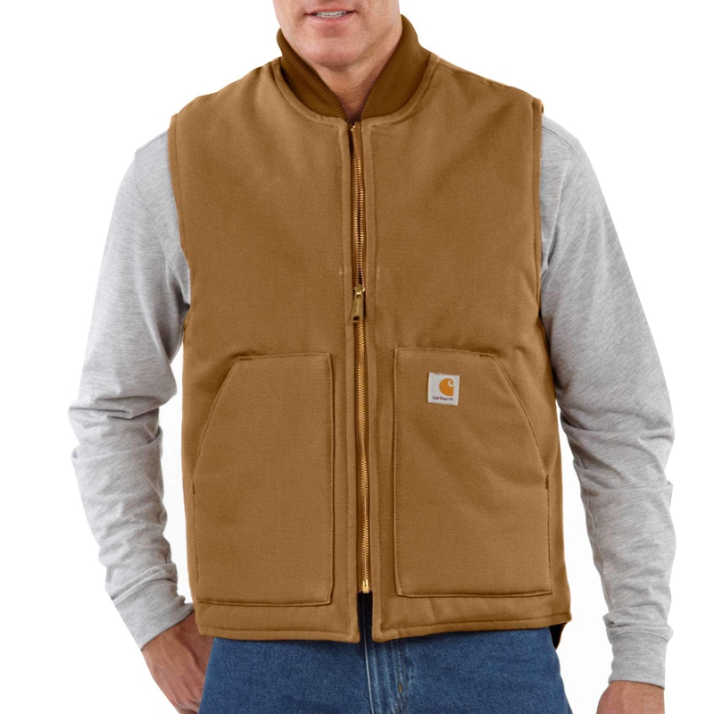 Carhartt Rib Collar Insulated Yelek Erkek Kahverengi | GOR-479521