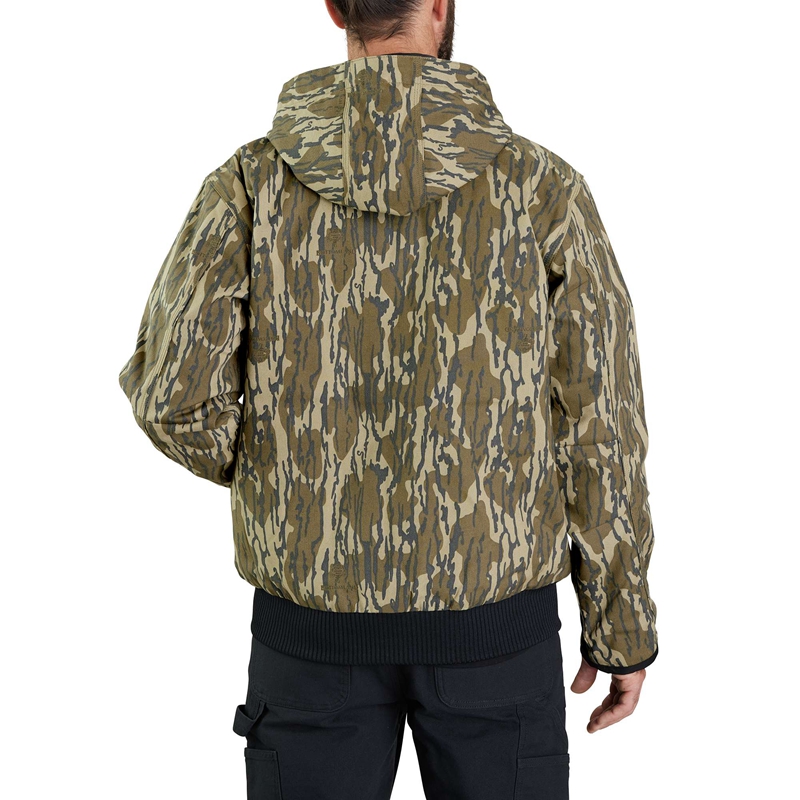 Carhartt Rugged Flex® Duck Loose Fit Insulated Camo Active Ceket Erkek Camo | SAH-038216