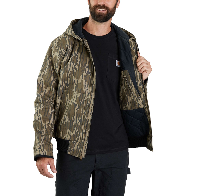 Carhartt Rugged Flex® Duck Loose Fit Insulated Camo Active Ceket Erkek Camo | SAH-038216