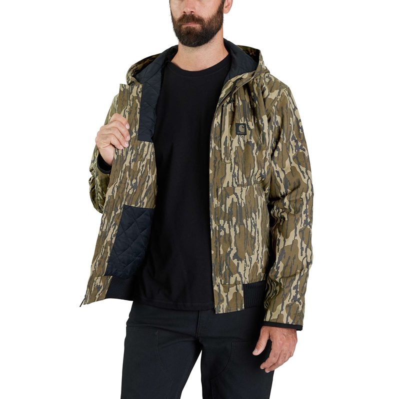 Carhartt Rugged Flex® Duck Loose Fit Insulated Camo Active Ceket Erkek Camo | SAH-038216