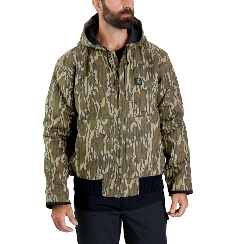 Carhartt Rugged Flex® Duck Loose Fit Insulated Camo Active Ceket Erkek Camo | SAH-038216