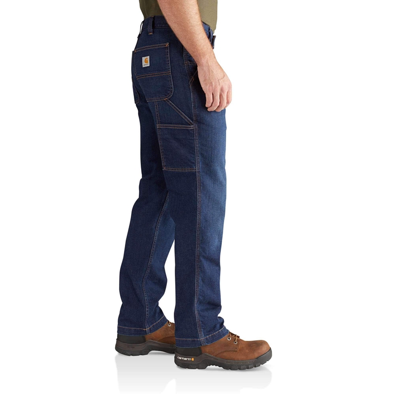 Carhartt Rugged Flex® Relaxed Fit Utility Kot Pantolon Erkek Koyu Mavi | ZRS-246178