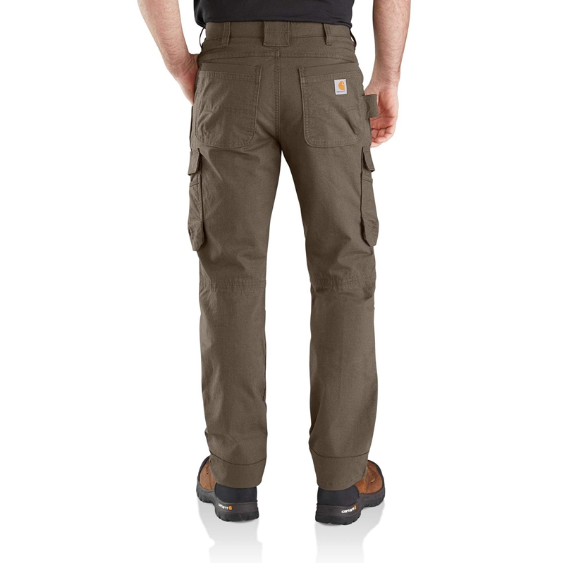 Carhartt Rugged Flex® Steel Cargo Double-Front Pantolon Erkek Siyah | FWJ-587206