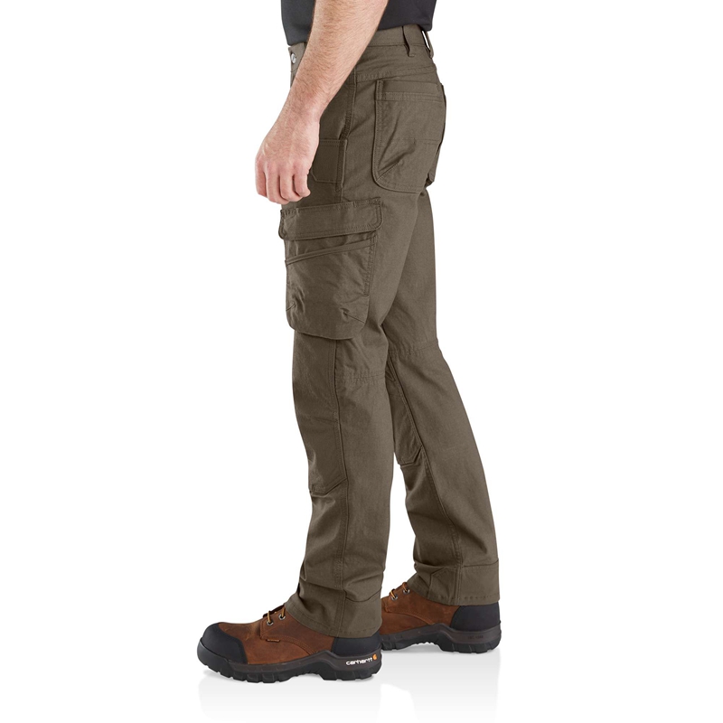 Carhartt Rugged Flex® Steel Cargo Double-Front Pantolon Erkek Siyah | FWJ-587206