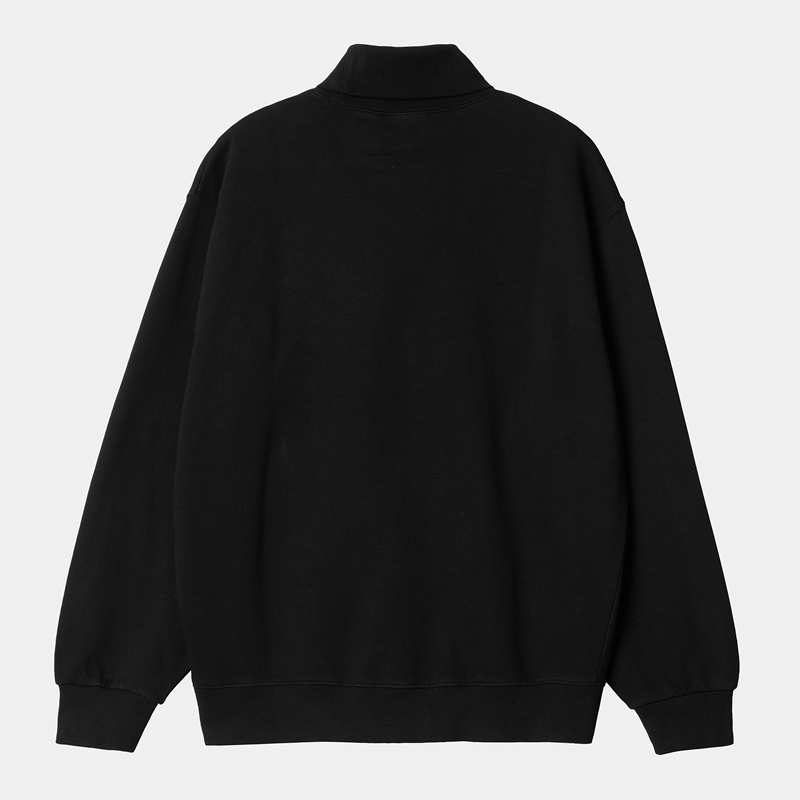 Carhartt Script Mockneck Sweatshirt Erkek Siyah | WZN-759243