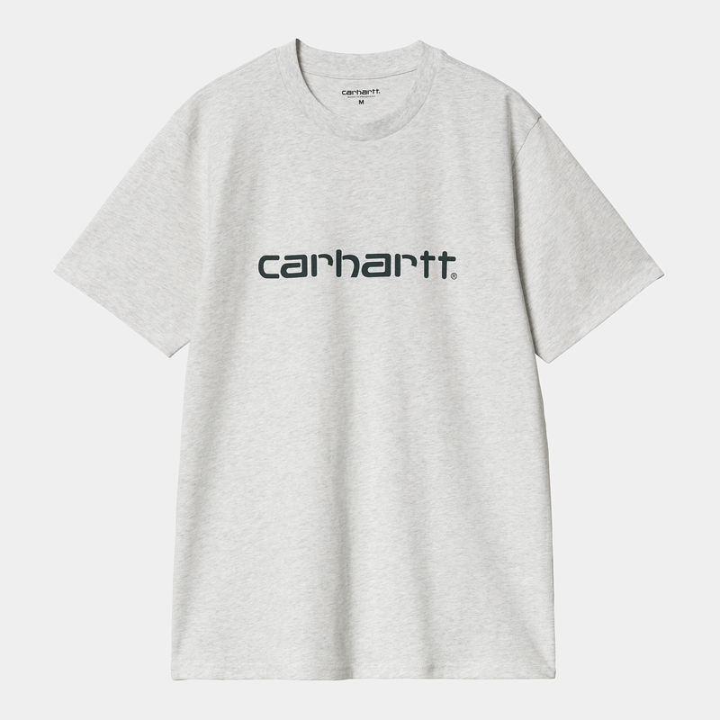 Carhartt Script Tişört Erkek Gri | AVR-047513