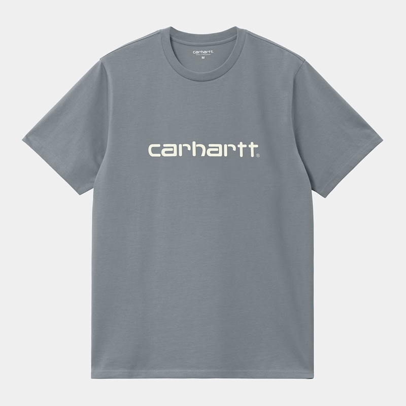 Carhartt Script Tişört Erkek Gri | BYU-396254