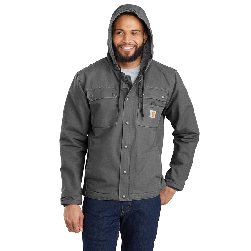 Carhartt Sherpa-Lined Utility Ceket Erkek Gri | ZVJ-325461