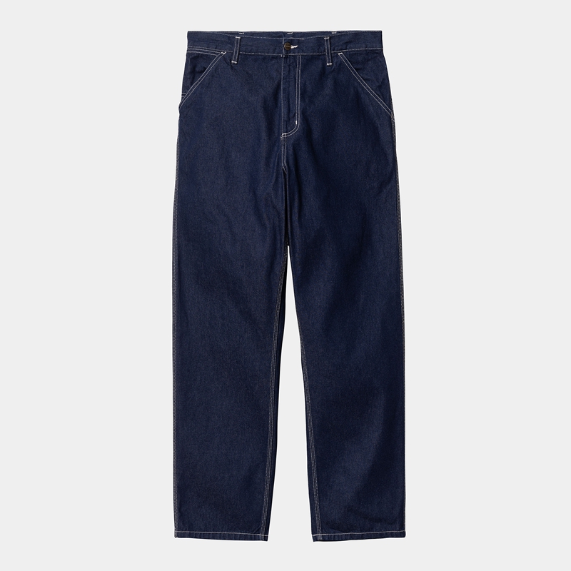 Carhartt Simple Pantolon Erkek Lacivert | XUO-203468