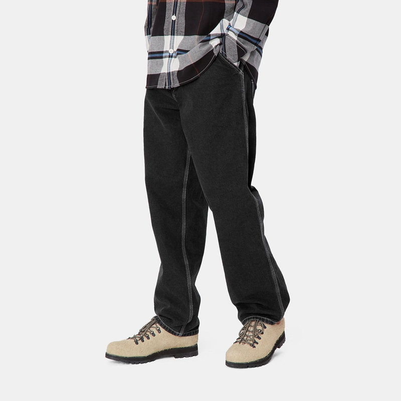 Carhartt Simple Pantolon Erkek Siyah | FTD-194056