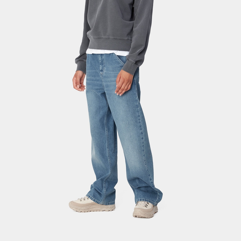 Carhartt Simple Pantolon Kadın Mavi | FMQ-062314