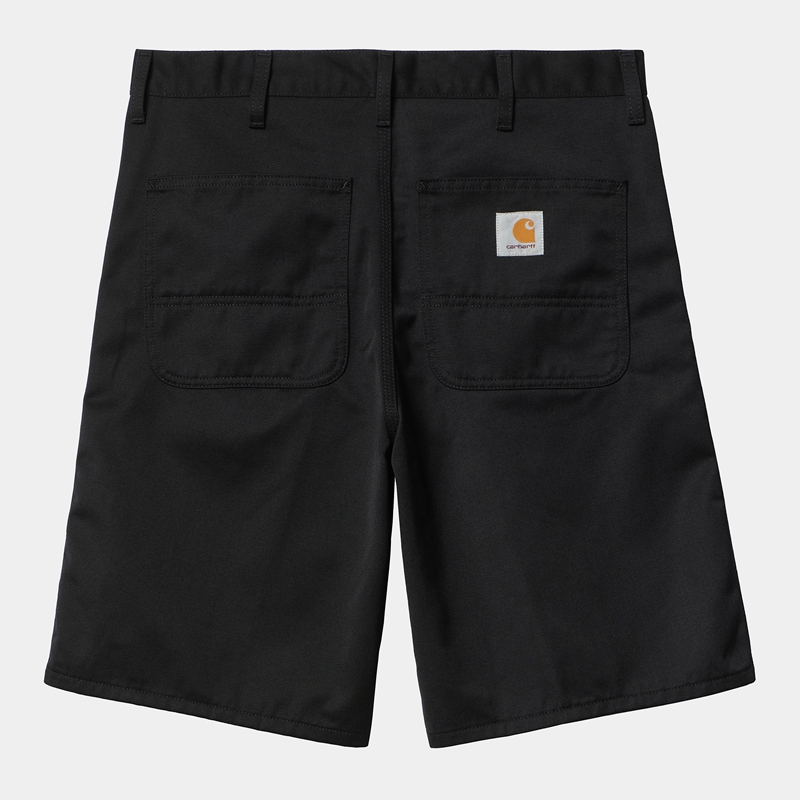 Carhartt Simple Şort Erkek Siyah | UVQ-390674