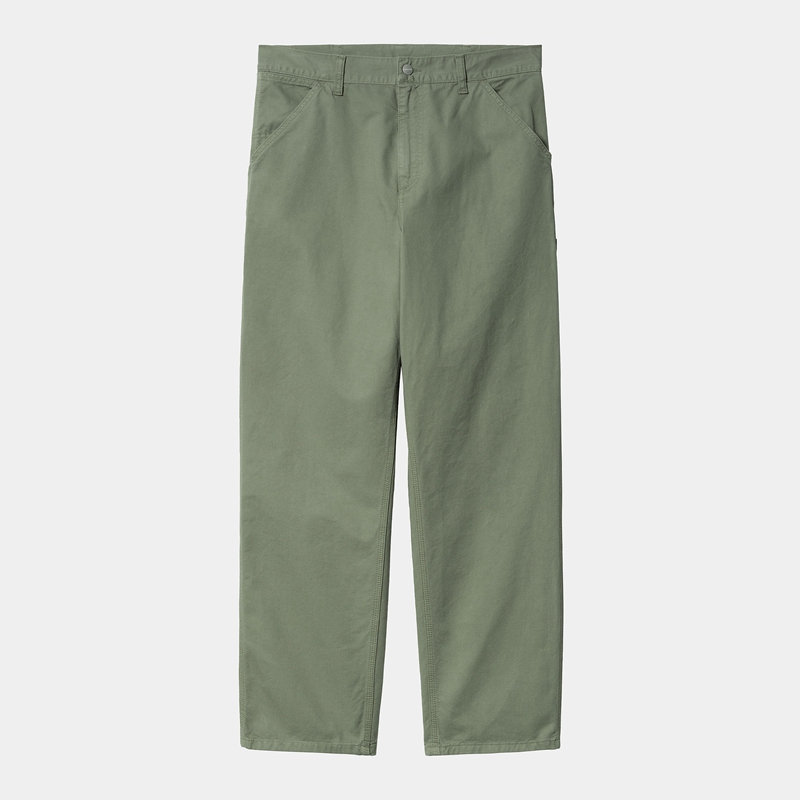 Carhartt Single Knee Pantolon Erkek Yeşil | FEL-215690