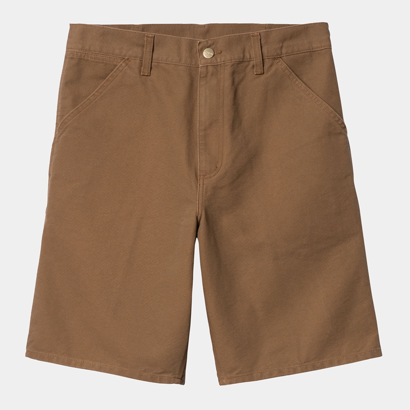 Carhartt Single Knee Şort Erkek Kahverengi | GML-405312