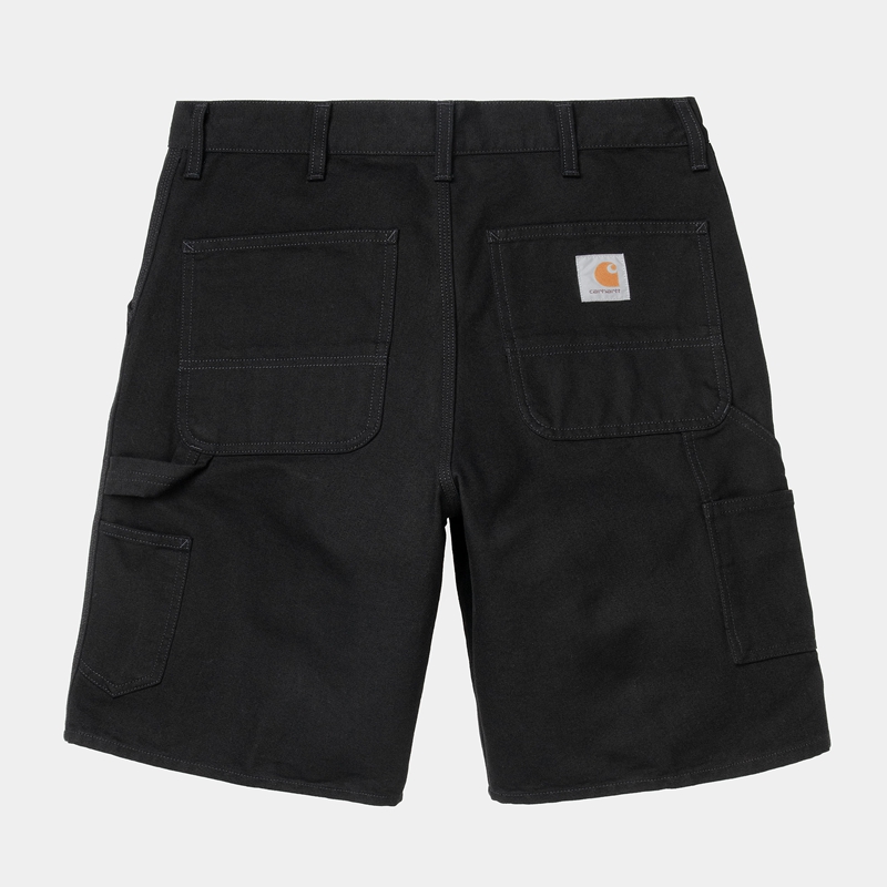 Carhartt Single Knee Şort Erkek Siyah | FXM-821754