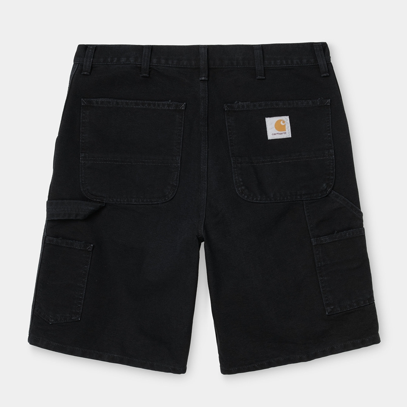 Carhartt Single Knee Şort Erkek Siyah | KYS-568901