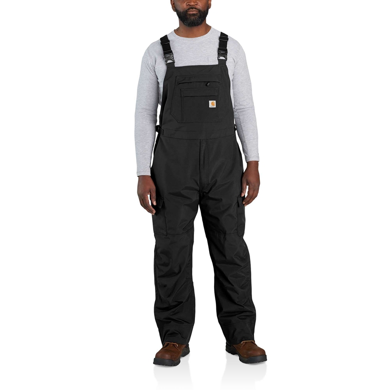 Carhartt Storm Defender® Loose Fit Heavyweight Bib Tulum Erkek Siyah | AUP-014758