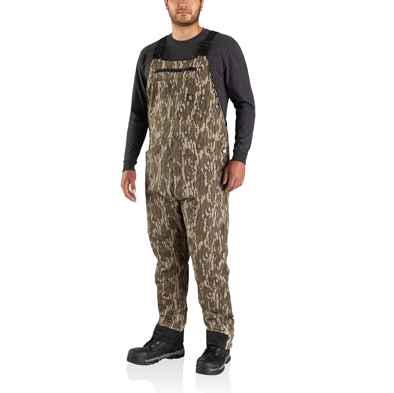 Carhartt Super Dux™ Relaxed Fit Insulated Camo Bib Tulum Erkek Camo | VLP-089326