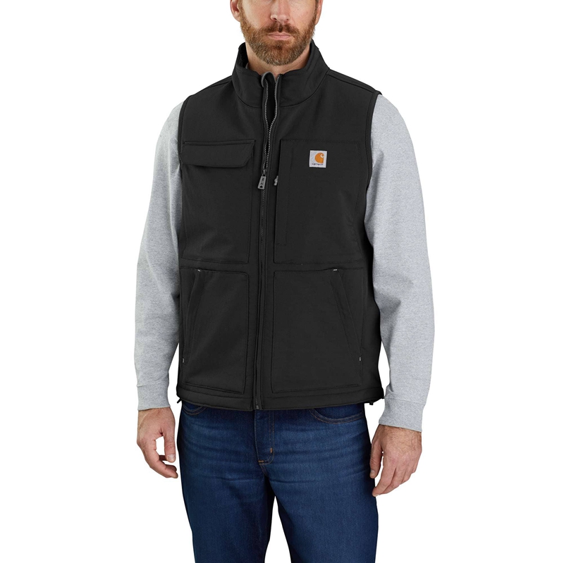 Carhartt Super Dux™ Relaxed Fit Sherpa-Lined Yelek Erkek Siyah | BSX-036458