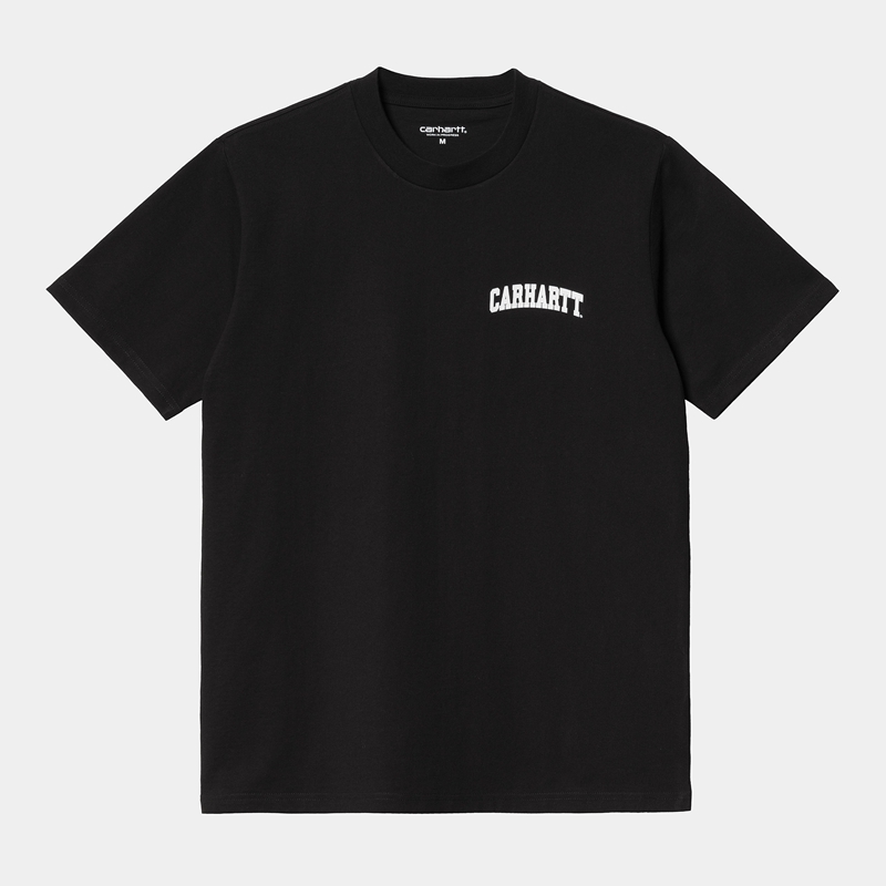 Carhartt University Script Tişört Erkek Siyah | GDW-170329