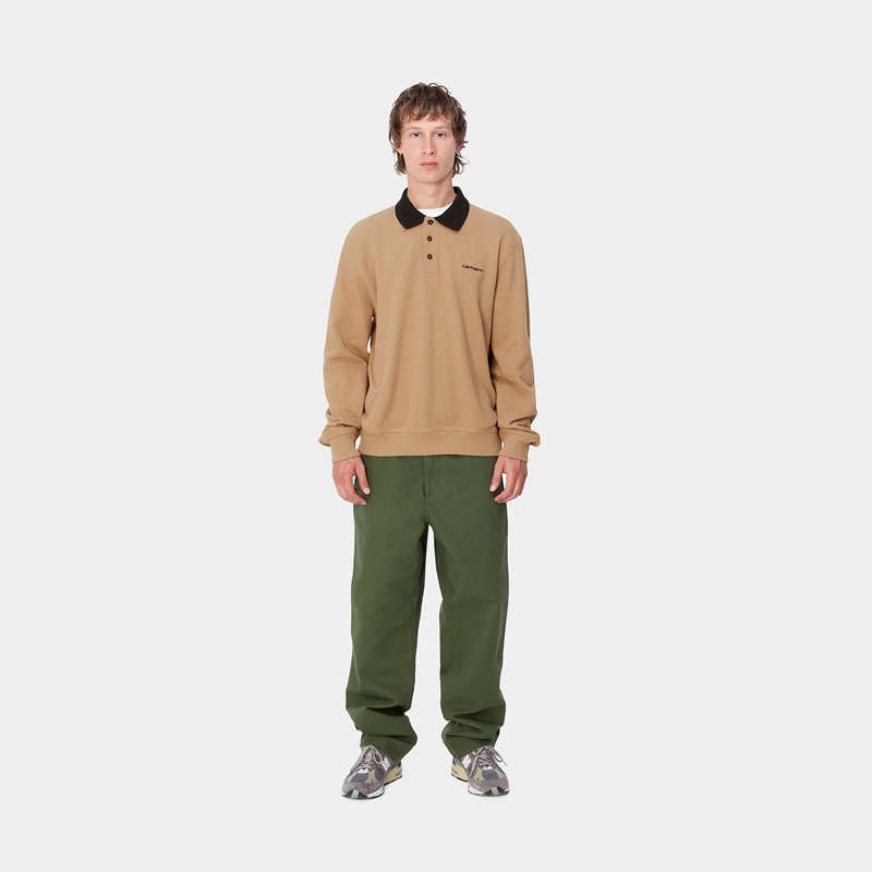 Carhartt Vance Rugby Gömlek Erkek Haki | RDQ-195084