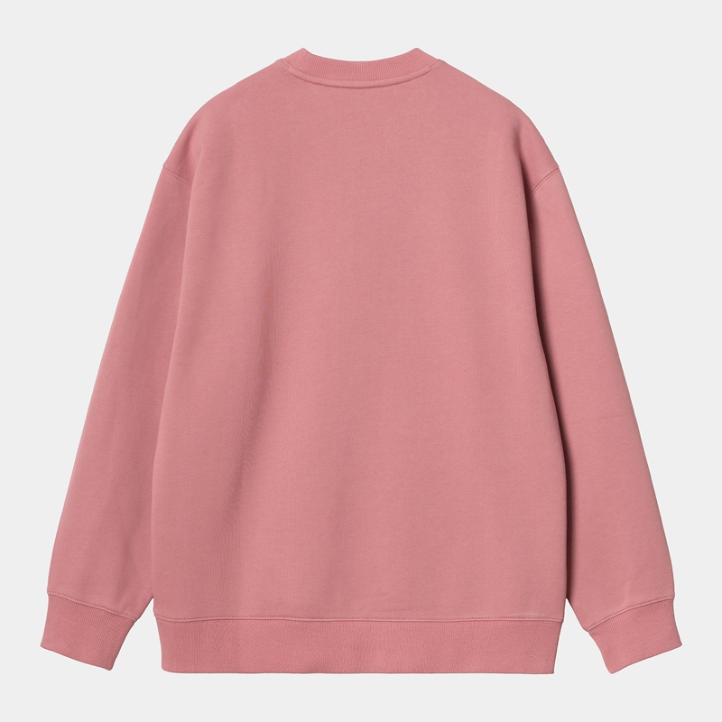 Carhartt W' Sweatshirt Kadın Pembe | YBD-284731