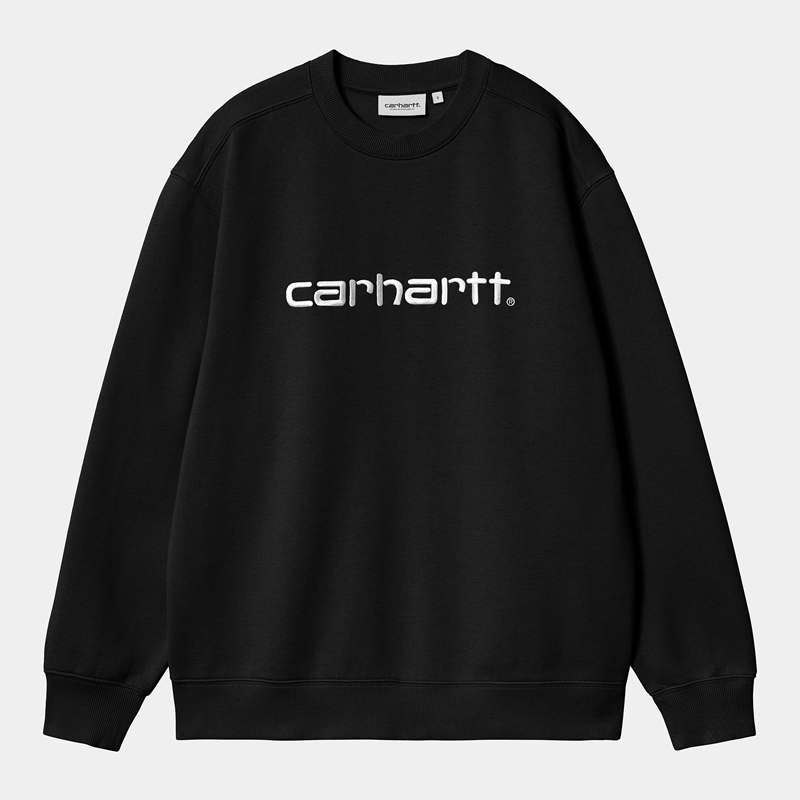 Carhartt W' Sweatshirt Kadın Siyah | ZWV-234168