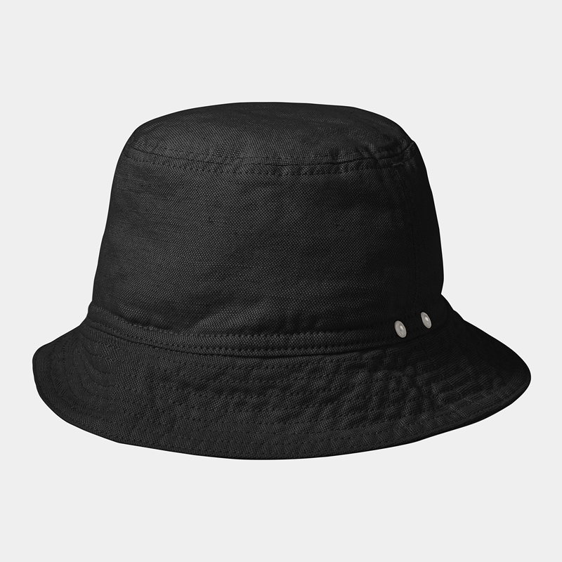 Carhartt Walter Bucket Şapkalar Erkek Siyah | BTL-905432