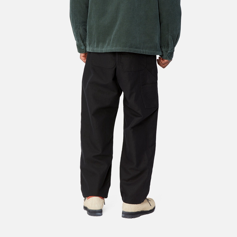 Carhartt Walter Double Knee Pantolon Erkek Siyah | QIE-907643