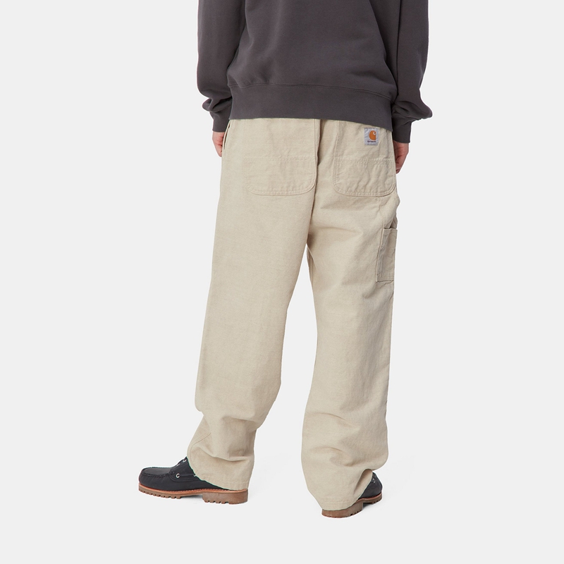 Carhartt Walter Double Knee Pantolon Erkek Krema | RUN-782945