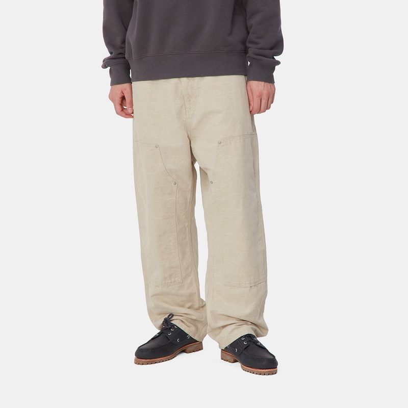 Carhartt Walter Double Knee Pantolon Erkek Krema | RUN-782945