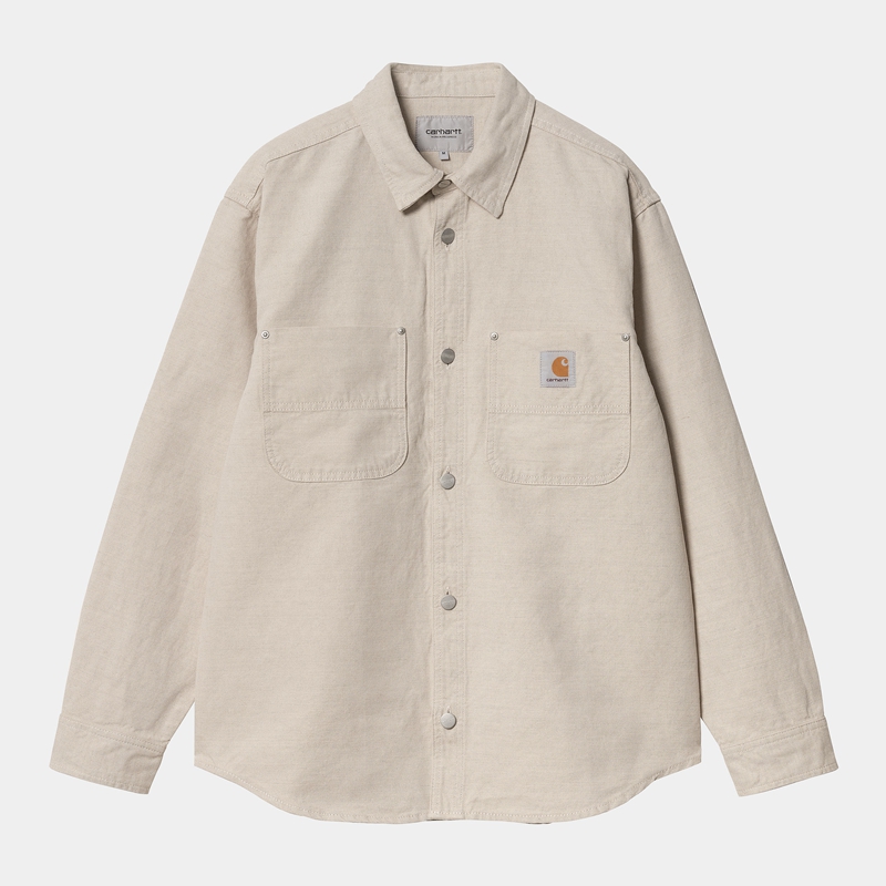 Carhartt Walter Gömlek Ceket Erkek Bej Rengi | XJT-534782