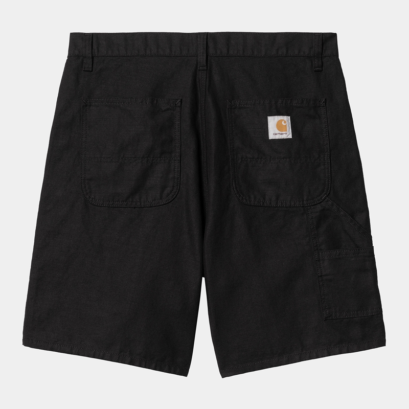 Carhartt Walter Single Knee Şort Erkek Siyah | VZW-846251